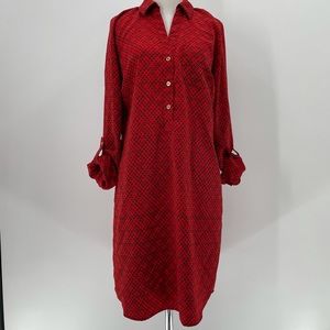 The Limited Woman’s Red Dress
